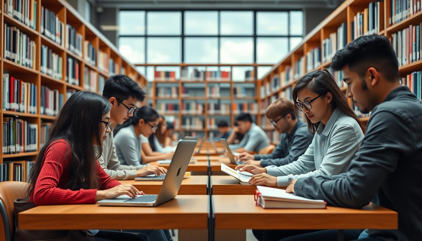 Organized study environment supporting productive learning